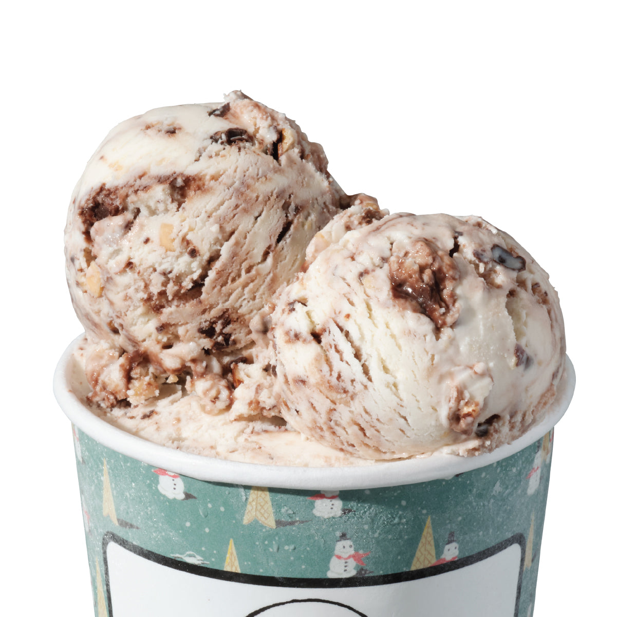 Alternative view of Toasted White Chocolate and Peppermint Almonds
