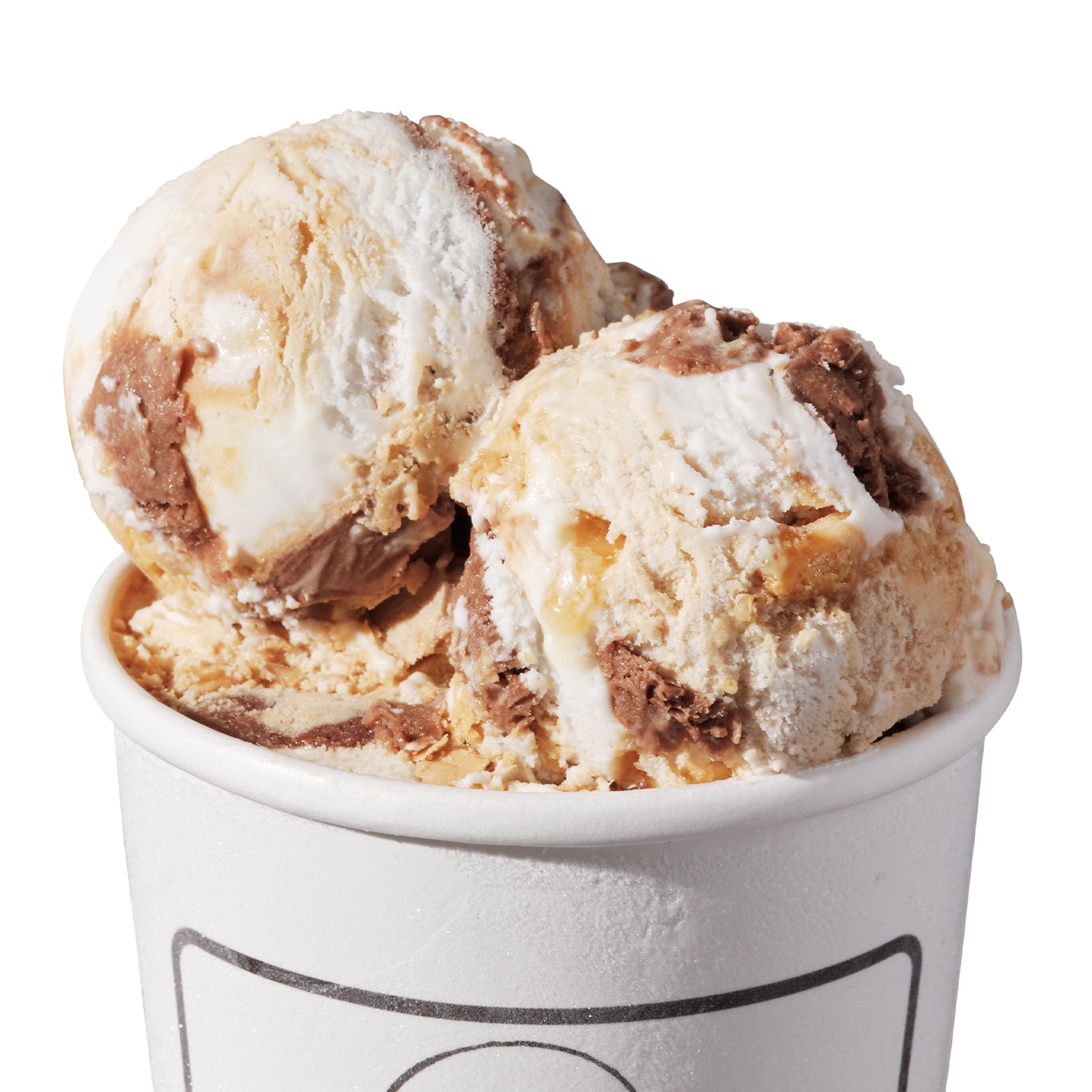 Alternative view of Peanut Butter Brittle Caramel Fudge (v)